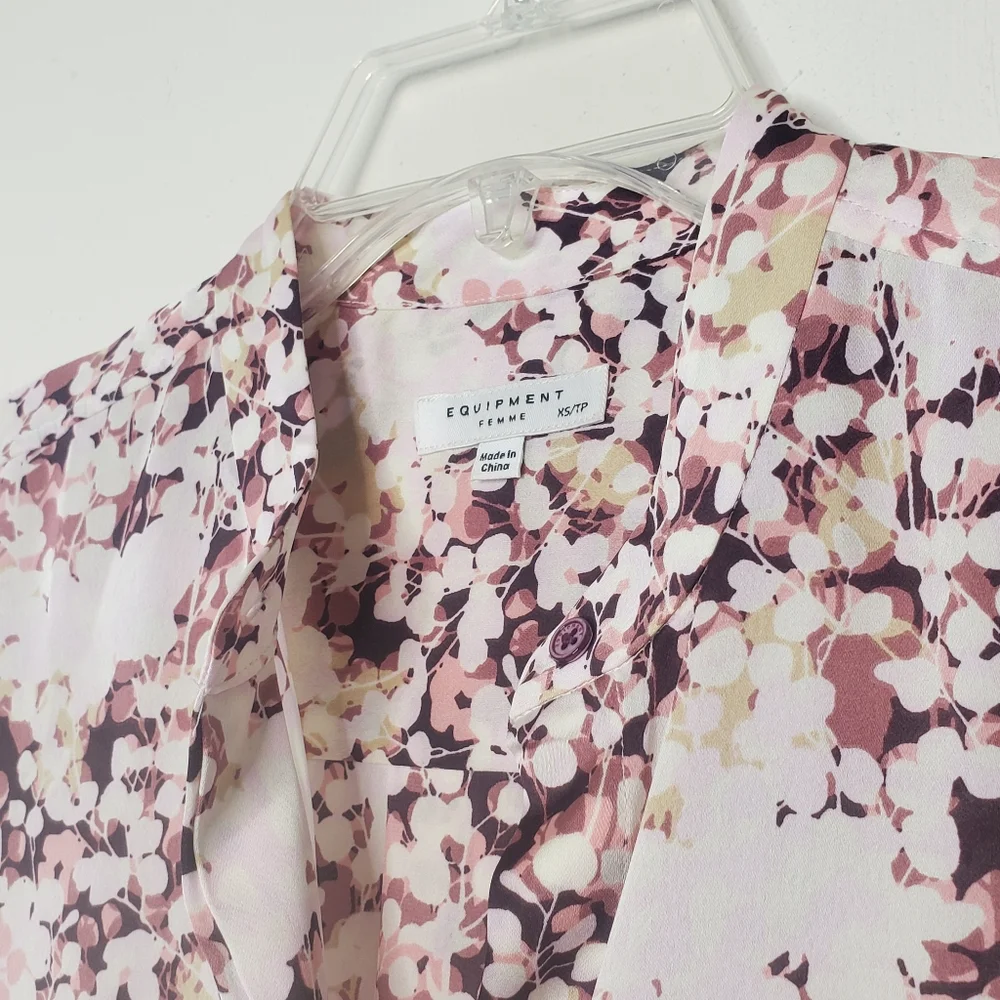 Equipment Femme Boleyn Poet Shirt Size XS - Picture 6 of 13